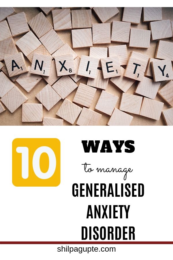 WAYS to manage GENERALISED ANXIETY DISORDER
